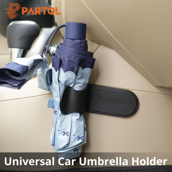 

partol 1pc car styling organize bracket umbrella holder auto use/home use adhesive paste fastener & clips umbrella storage black