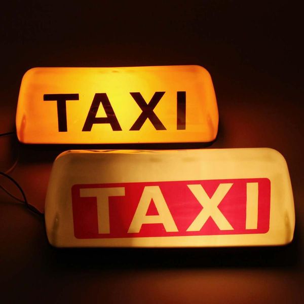 

12v dc taxi roof waterproof sign magnetic taximeter cab lamp light