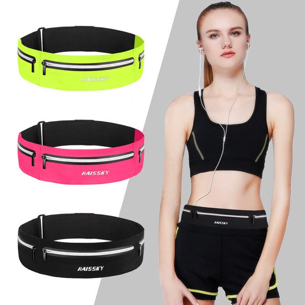 

running waist-bag fitness fanny packs mobile phone holder pocket jogging sports camping hiking belt waterproof-bags
