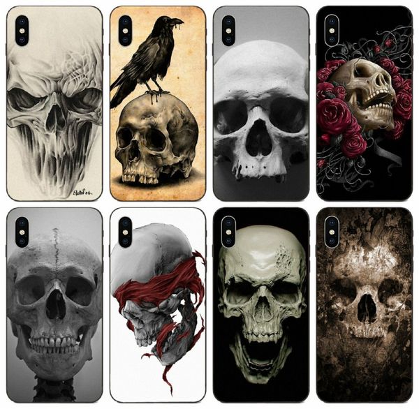 

tongtrade] skull rose deftones owl music case for apple iphone 11 pro x xs max 8 7 6 5 samsung a10e a10s huawei mate 30 htc desire 626 case