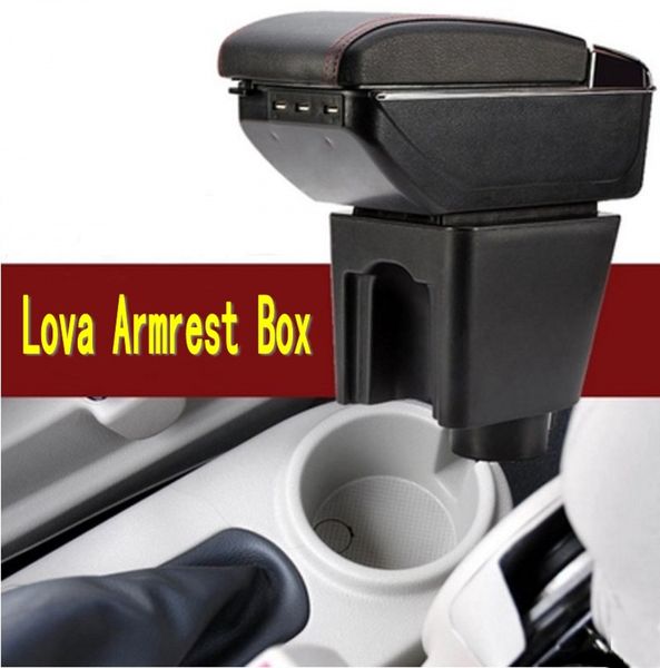 

for aveo t200 t250 t255 2002-2011 rotatable leather center console storage armrest box