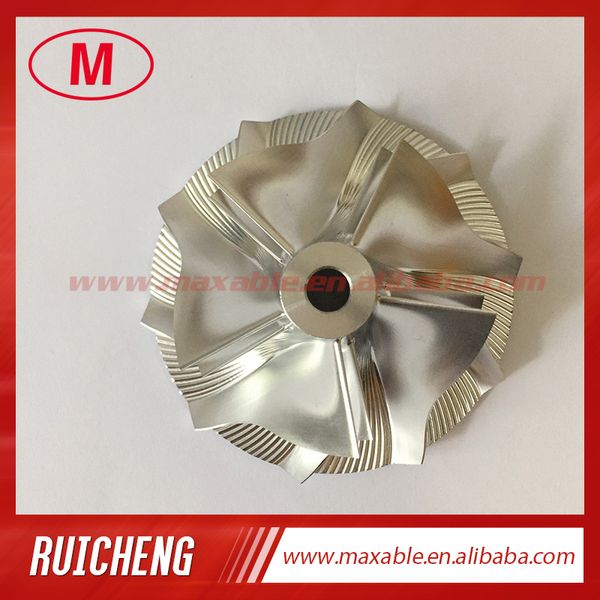 

td05h 51.20/69.10mm 5+5 blades reverse turbocharger billet/milling/aluminum 2618 compressor wheel