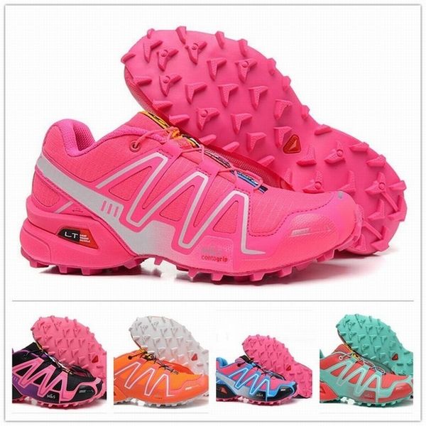 

original 2020 zapatillas speedcross 3 running shoes women walking outdoor sport athletic speed cross 3 hiking size 36-40, Black