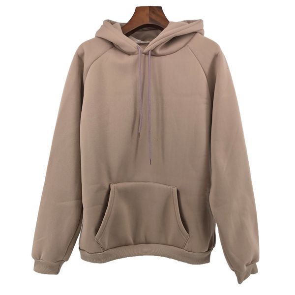 

autumn winter fashion solid color harajuku lotus root pink pullover thick loose women hoodies sweatshirts female casual y191028, Black