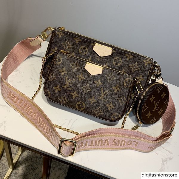 

мульти pochette accessoires гибрид крест тела мешок с несколькими карманами мини monogram шаблон объединяет pochette accessoires