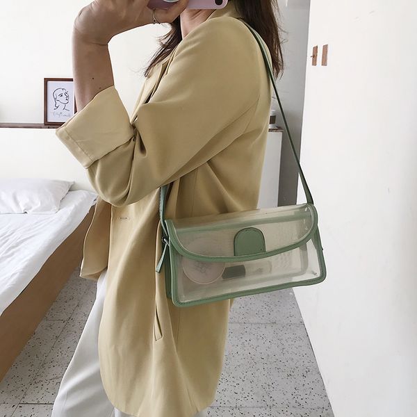 

роскошные сумки женские сумки дизайнерские летние пвх прозрачные пляжные сумки маленькое плечо crossbody для женщин 2020 sac a main