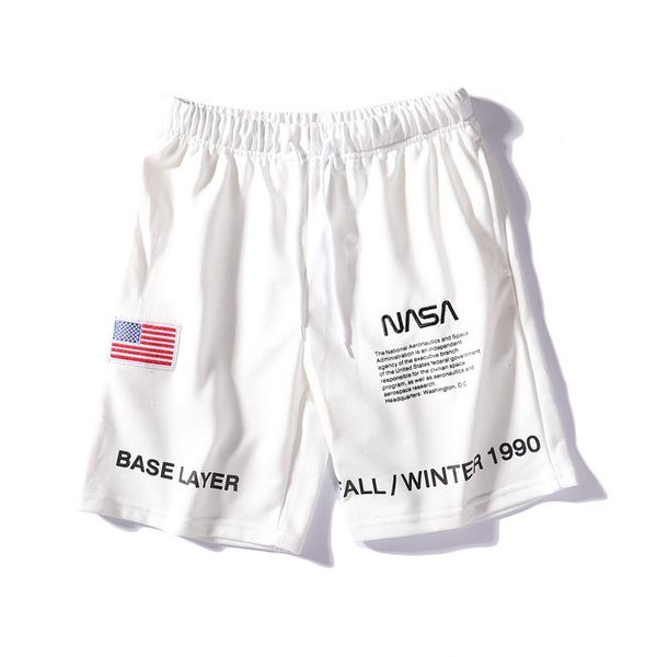 

nasa designer shorts for men 2019 fashion summer beach shorts tide brand leisure short pants mens new casual shorts streetwear, Black