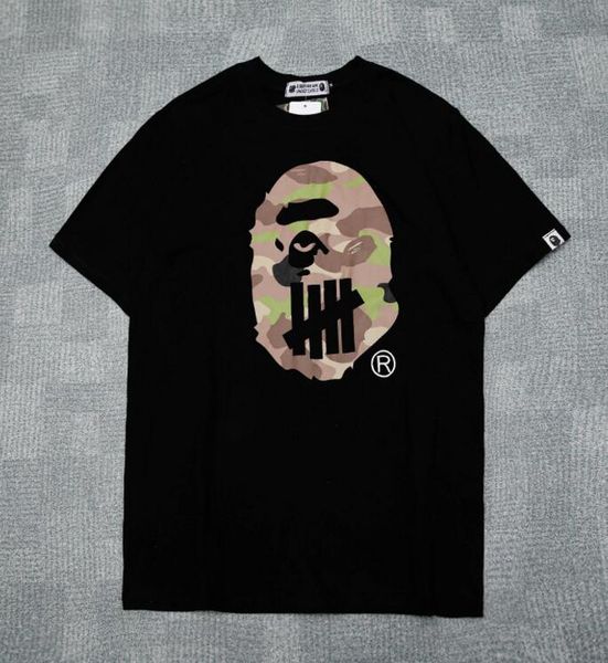 

casual new 19ss year quality cotton new o-neck short-sleeved t-shirt brand men's t-shirt casual style sports men's t-shirt ing, White;black