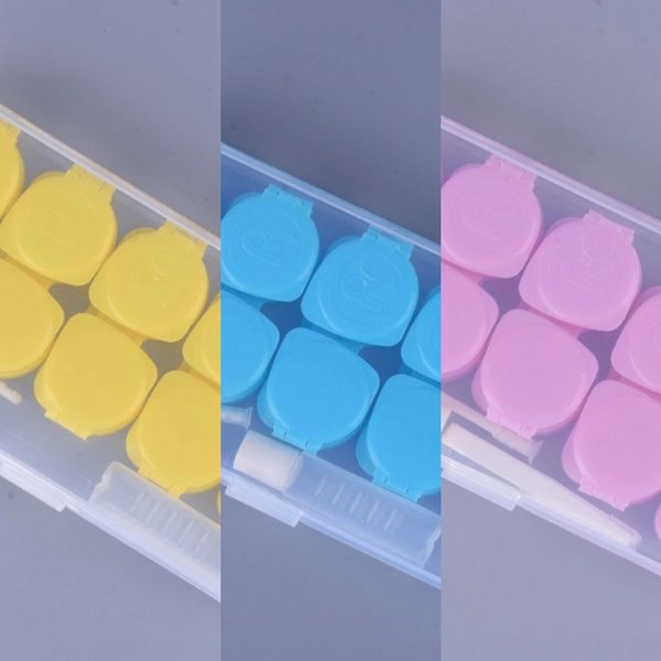 

pp 5 case case glasses pairs of pressing button invisible glasses mydriasis nursing box nursing box fz2210