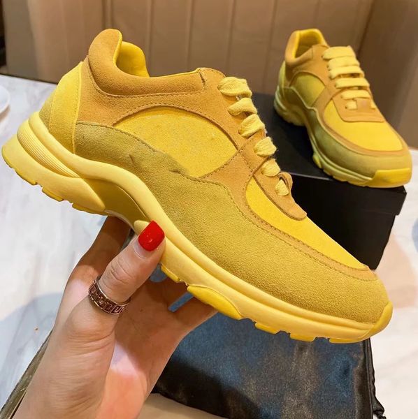 

2019 designer shoes ladies shoes suede leather casual sports shoes casual all-purpose sneakers size 35-41 with box r40, Black