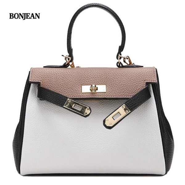 

2019 новый женский мешок хит цвет личи шаблон сумка плечо плечо большой бесплатная доставка