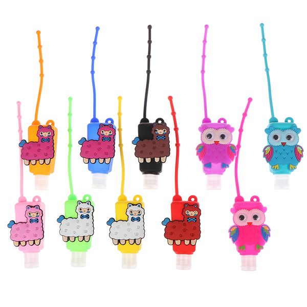 

1 шт 30мл портативный мини слейте дезинфицирующее средство для рук бутылка силиконовый защитный чехол путешествуя refillable флакон духов