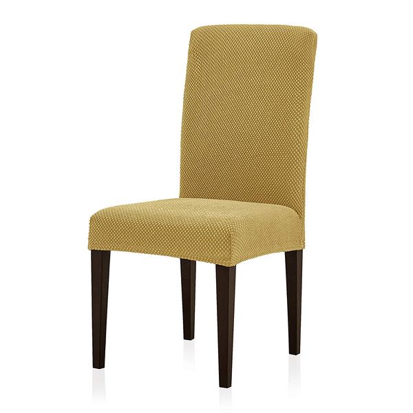 Subrtex Jacquard Dining Room Chair Slipcovers Sets Furniture Protector Covers Washableelastic Parsons Cover Linen For