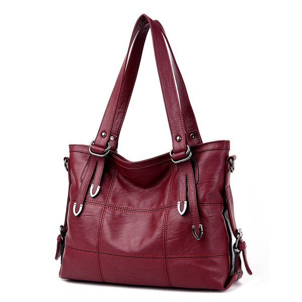 

2019 new arrival ladies hand bag women's genuine leather handbag leather casual tote bag bolsas femininas female shoulder bag