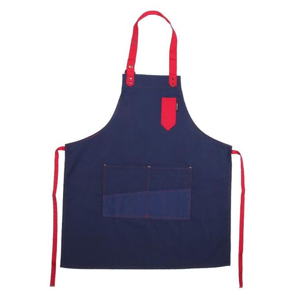 

canvas apron women men chef kitchen cooking aprons with pocket home accessories beautiful and practical with big pockets