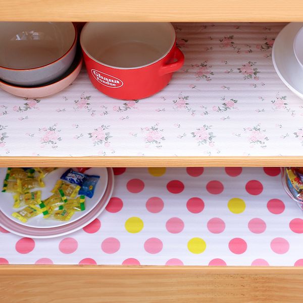 

anti-oil refrigerator cabinet mat antibacterial pad paper mildew absorption heat insulation pad can cut drawer pad wall stickers