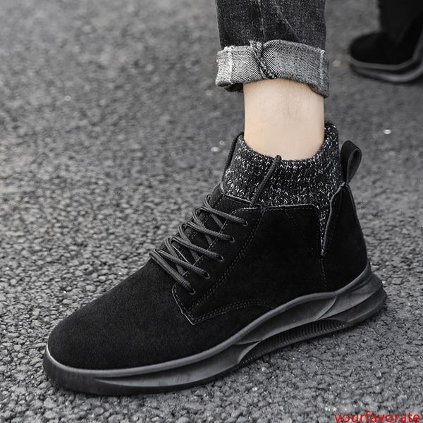 

2019 designer snow winter boots classic men women tall high for winter black white grey fashion wholesale sneakers size 39-44