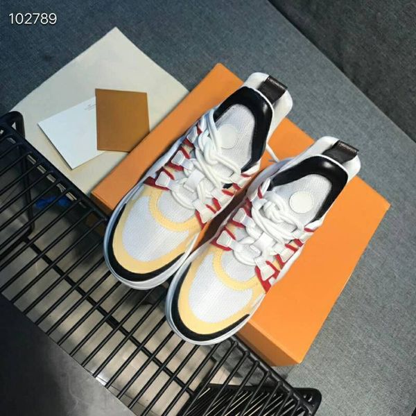 

2019 new arrival fashion men&women casual shoes luxury designer genuine leather lace-up chunky shoes size:35-44, Black