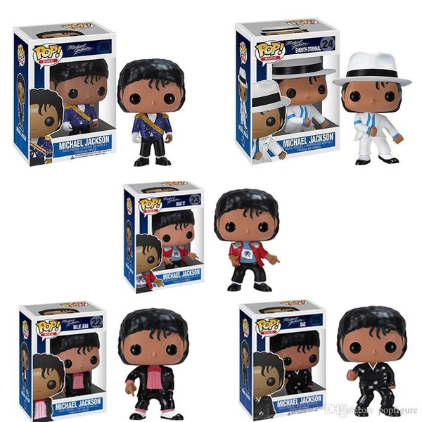 

funko pop beat it billie jean bad michael jackson action figure collectible model toy for chlidren