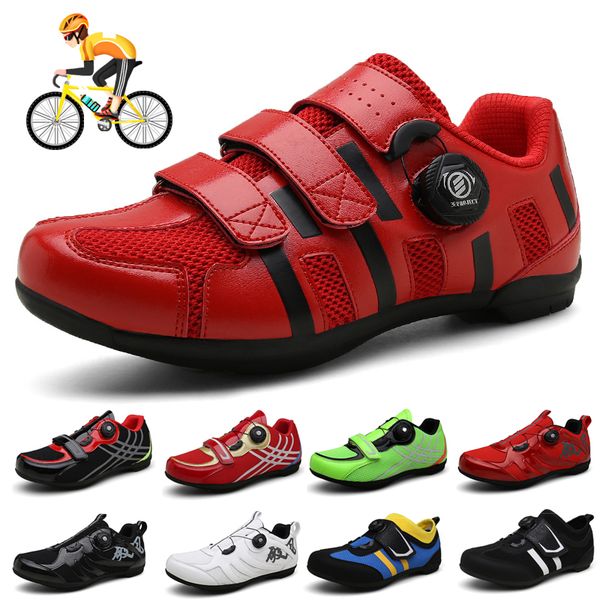 

road cycling shoes men bicycle shoes mountain bike sapatilha ciclismo mtb mountain cycle sneaker triathlon racing, Black