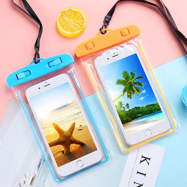 

in sealed waterproof phone case bag pouch phone cases suit for big size iphone xs max samsung s9 iphone 8p 6plus
