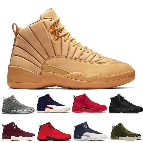 

12 12s Gym red WNTR mens Basketball shoes Michigan International Flight College Navy Flu Game Chinese New Year men sports sneakers designer
