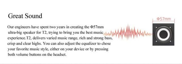 

new style t2 bluetooth wireless headphones can be wholesale headphones with mic headphones for ing