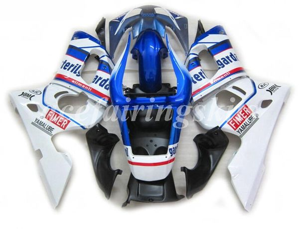 

new abs motorcycle full fairings set fit for yamaha yzf-r6 1998 1999 2000 2001 2002 r6 bodywork set custom blue white