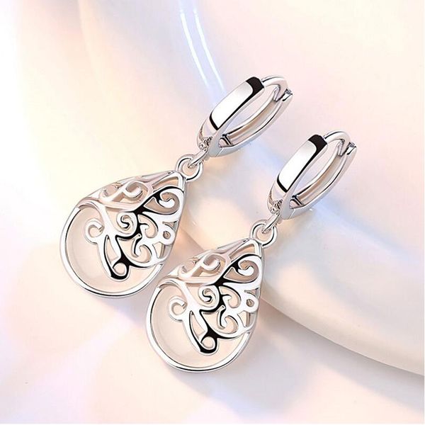 

925 sterling silver moonlight opal tears totem drop earrings gift s-e321