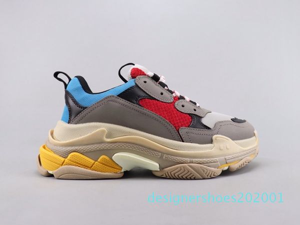 

womens mens triple-s designer platform sneakers track 3.0 casual luxury dad shoe for men/women quality red bottom triple s casual shoe d01, Black