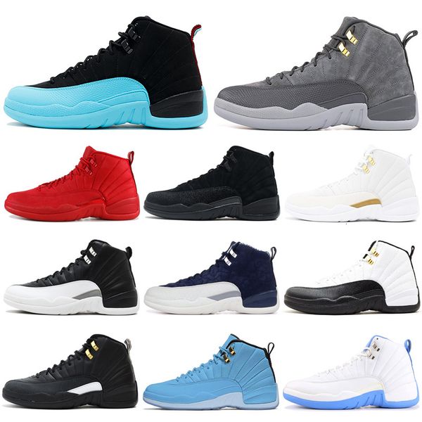 

classic 12 12s basketball shoes boots size 7-13 mens trainer bordeaux bulls wolf grey cny athletic sports sneakers outdoors drop shipping