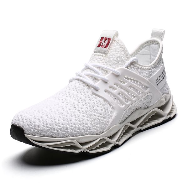 

men white running shoes comfortable sports outdoor sneakers male athletic breathable footwear zapatillas walking jogging shoes