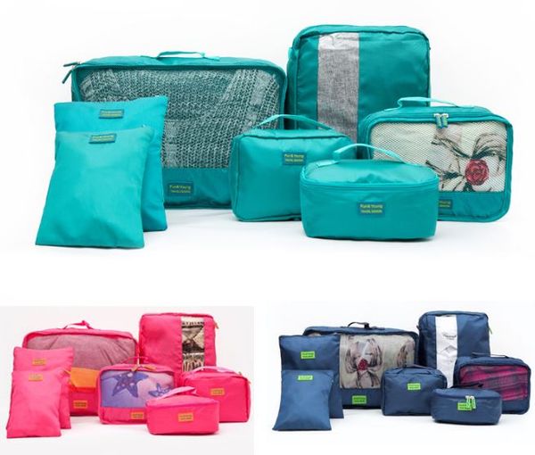 

7pcs/set Maternity Diaper Bag Mommy Bag Clothes Packing Cube Luggage Organizer Sets Travel Storage Bag Home Storage Travel Bags