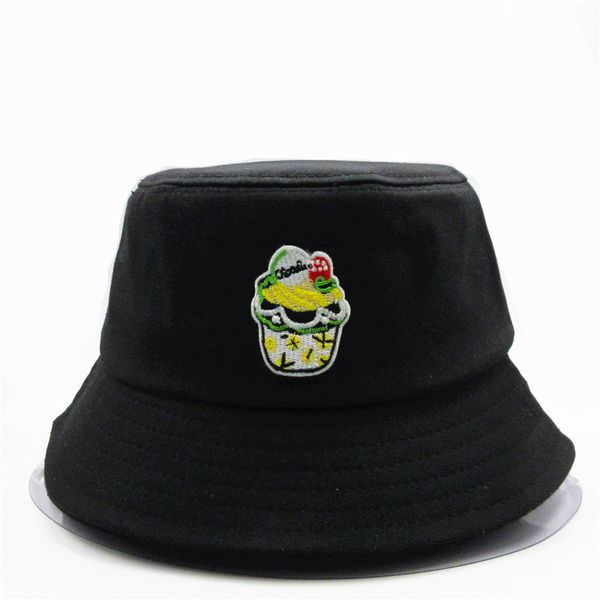 

ldslyjr салат вышивка хлопок bucket hat рыбак hat на открытом воздухе путешествие sun cap шляпы для мужчин и женщин 113