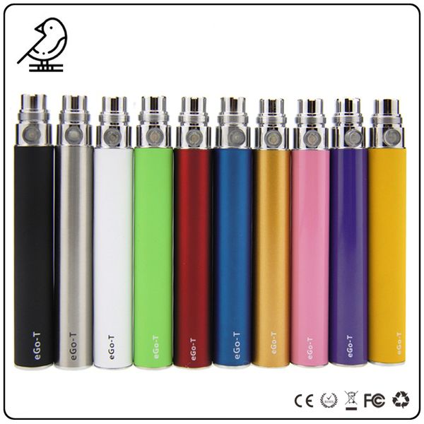 

EgoT Vape Battery 650mah 900mah 1100mah Rechargeable Big Battery Cell Ego-T Vape 510 Thread Fit For CE4 MT3 Carts