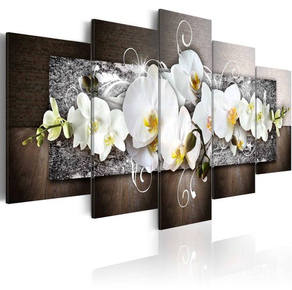 

5pcs/set unframed flower of innocence hd print on canvas wall art picture for home and living room decor