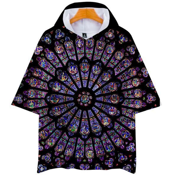 

мђжин printed tops casual коѬоким Ѭђкавом o-обѬазнм вѬезом оловки мод конѬан, Black