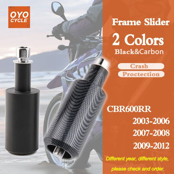 

for cbr600rr cbr 600rr cbr 600 rr frame slider crash pad falling protection motorcycle part 2003 2004 2005 2006