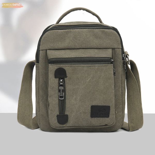 

mens fashion canvas solid color casual business shoulder bag messenger bags simple leisure chian single shoulder bags apr 16