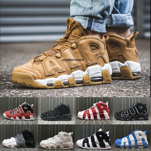 

with box] discount more uptempo suptempo basketball shoes olympic release bulls gold varsity maroon black mens women scottie pippen shoes