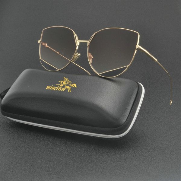 

new chic eye shape small cat eye sunglasses women model show style 2019 sun glasses rimless brand shades fml, White;black