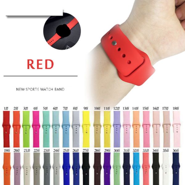 

Silicone port band replacement for apple watch 4 3 2 1 band wri t trap with adapter acce orie 40mm 44mm 42mm 38mm