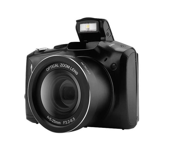 24MP 720 P HD Foto Kamera Digitale Vlogging Kamera Video Kaydedici 20X Zoom + 3.5 Pollici IPS Ekran Flaş Işığı