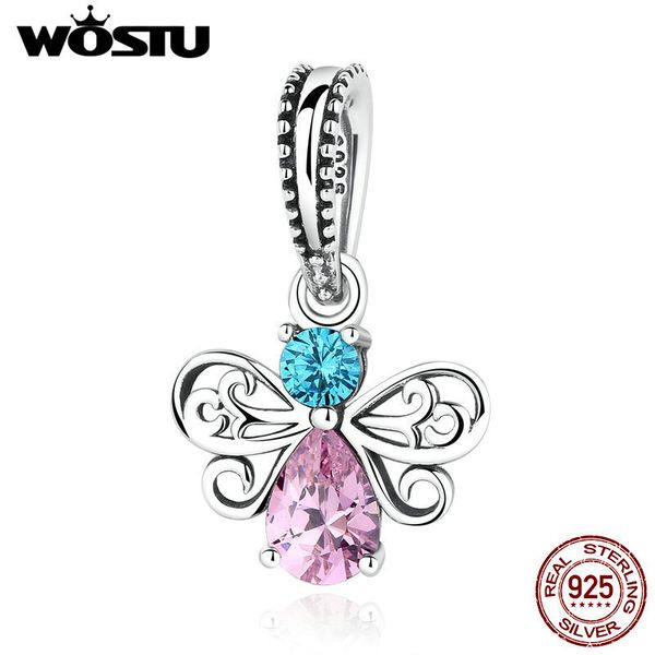 

новый дизайн 100% стерлингового серебра 925 игристое ожерелье bee мотаться charm fit оригинальный wst браслет аутентичные подарка ювелирных, Bronze;silver