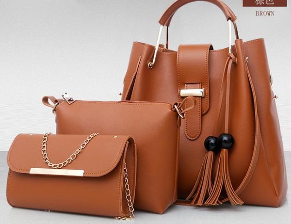 

designer handbags new fashion messenger bag luxury wild one-shoulder portable ladies multi-piece bag buns and mother bags