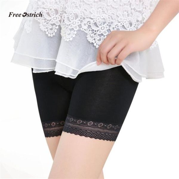 

ostrich clothes fashion women lace tiered skirts short skirt under safety pants underwear shorts high waist panties mc23, Black;pink