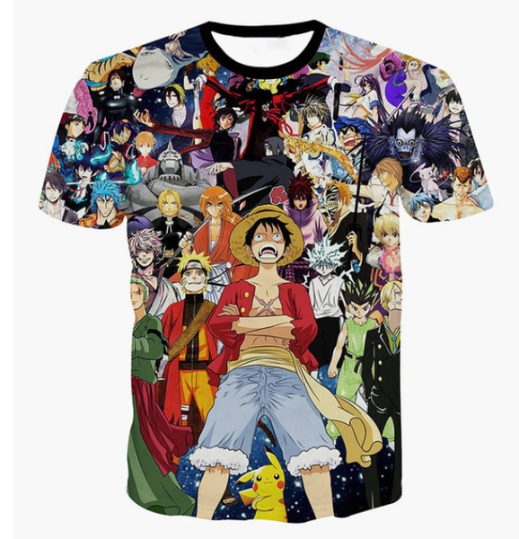 

2019 новый аниме one piece луффи эйс сабо лоу зоро и санджи лето мужчины женщины футболки мужчины женщины футболка 3d печати с коротким рука, White;black