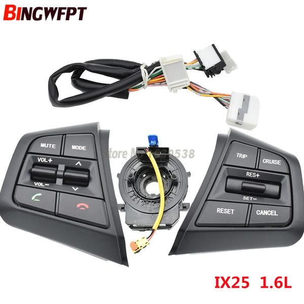 Para Hyundai ix25 (creta) 1.6L Volante Botões de Controle de Cruzeiro Canal de Volume do Controle Remoto Botão Do Bluetooth Do Telefone