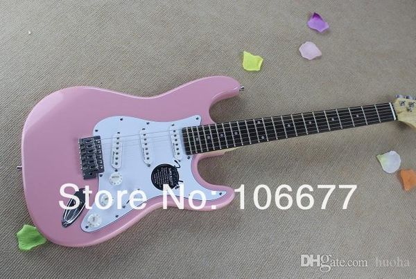 

f pink body rosewood fretboard electric in stock wholesale