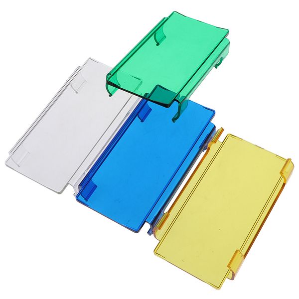

1 pc dust proof protective cover for 7" 12" 32" 42" 50" 52" 54" led light bar amber clear blue green 14.4